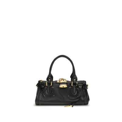 Chloé Black Calf Leather Shoulder Bag - Paddington