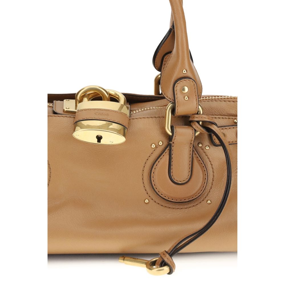 Chloé Brown Calf Leather Shoulder Bag - Paddington