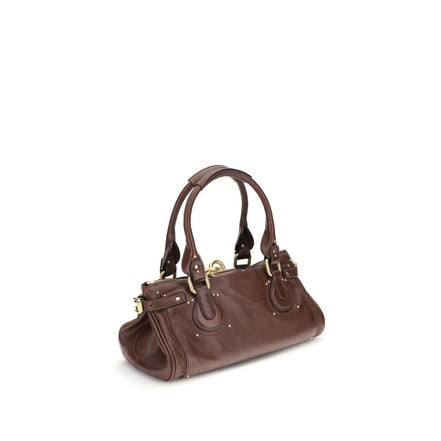 Chloé Bordeaux Calf Leather Shoulder Bag