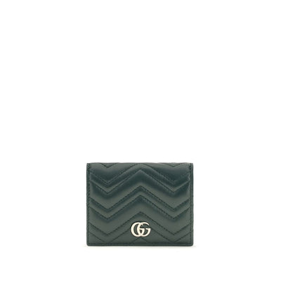 Gucci GG Marmont Bicolor Calf Leather Wallet