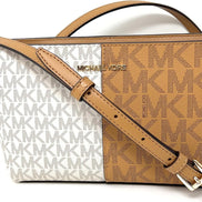 Michael Kors Jet Set - Petit sac bandoulière bicolore à logo