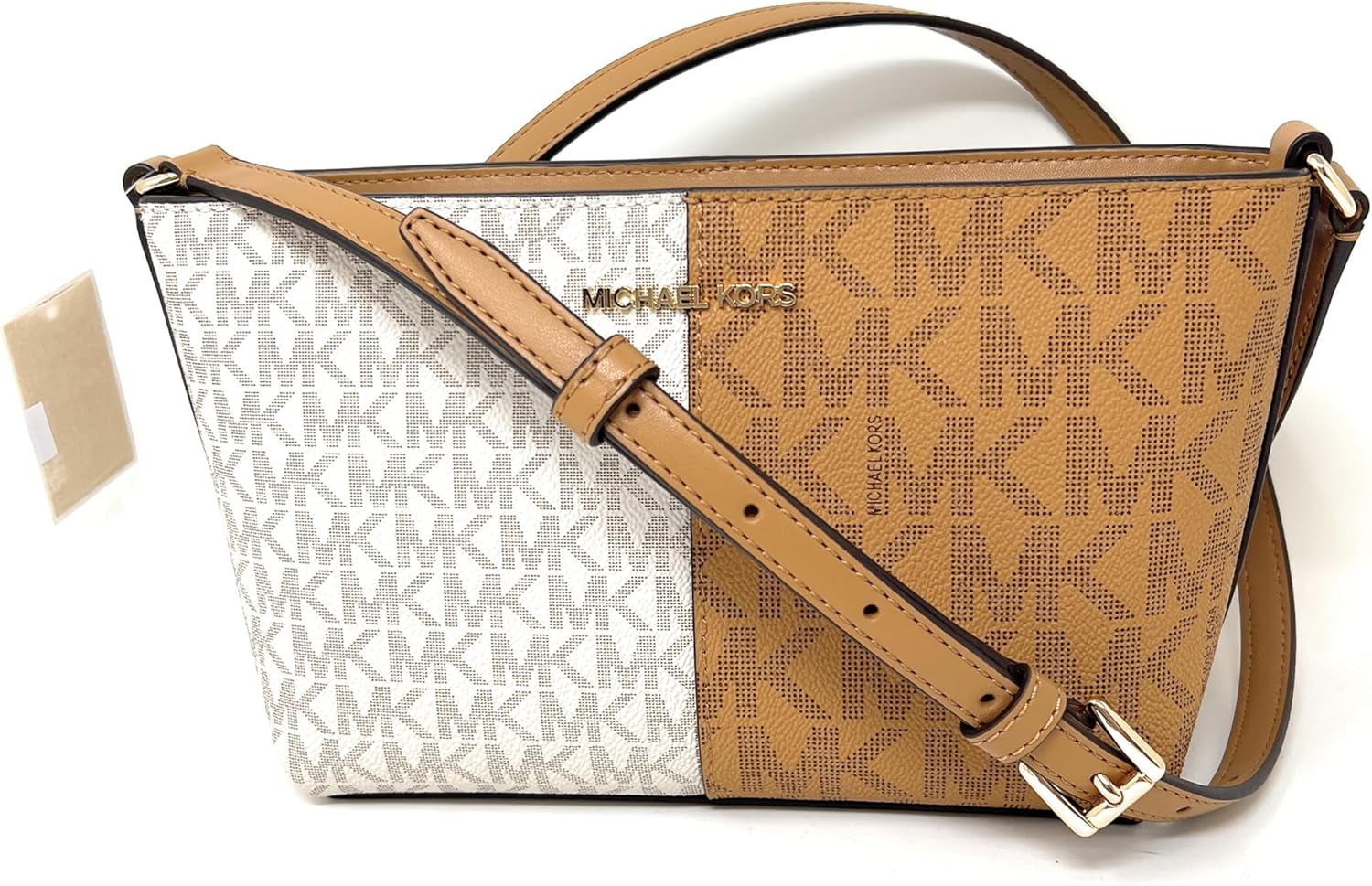 Michael Kors Jet Set - Petit sac bandoulière bicolore à logo