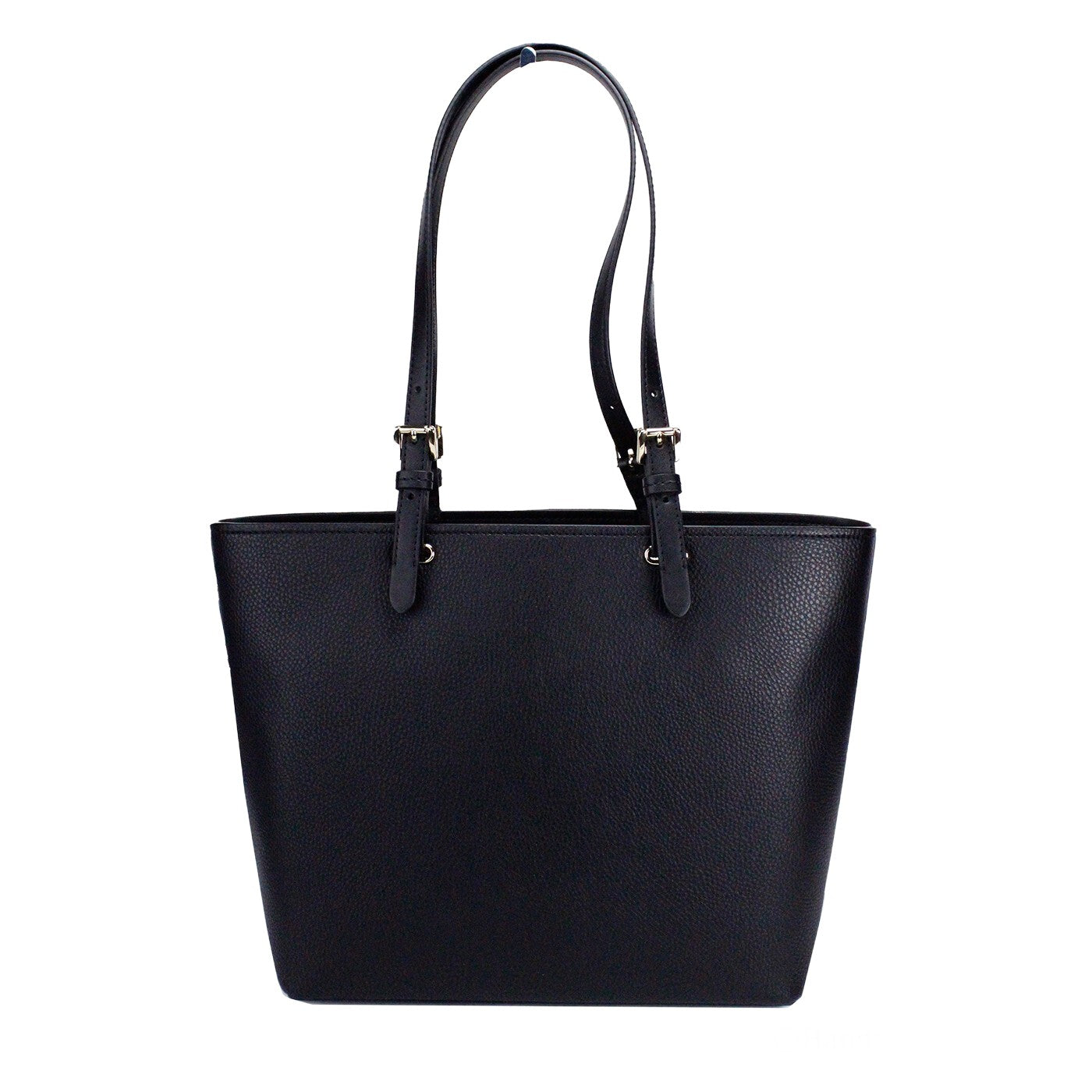Michael Kors Borsa Donna Jet Set Travel Media Tote Doppia Tasca Nero/Argento 35F3GTVT8B-001