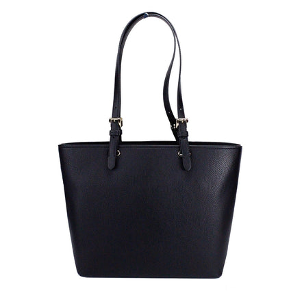 Michael Kors Borsa Donna Jet Set Travel Media Tote Doppia Tasca Nero/Argento 35F3GTVT8B-001