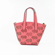 Borsa a tracolla Michael Kors Kimber piccola in pelle Tea Rose con cerniera 2 in 1