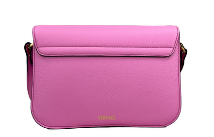 Borsa a tracolla Versace La Medusa in pelle rosa