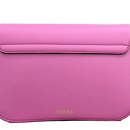 Versace La Medusa Pink Leather Crossbody Bag