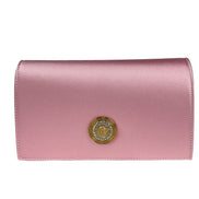 Sac bandoulière mini chaîne Versace Medusa en satin orné de cristaux
