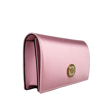 Versace Medusa Crystal Satin Mini Crossbody Bag