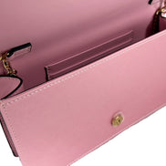 Sac bandoulière mini chaîne Versace Medusa en satin orné de cristaux