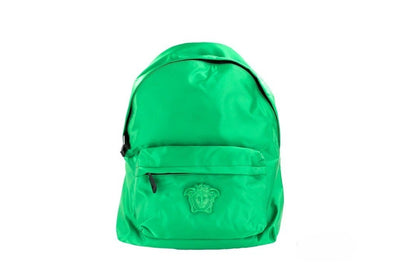 Versace Green Medusa Nylon Backpack