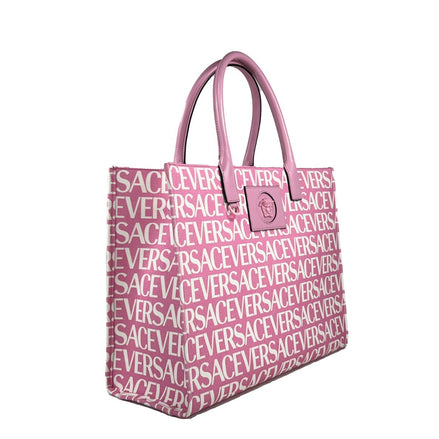 Versace Medusa Large Canvas Large Tote Bag Baby Pink