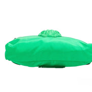 Sac banane Versace petit en nylon vert vif mat Méduse