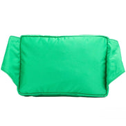 Sac banane Versace petit en nylon vert vif mat Méduse