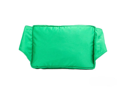 Sac banane Versace petit en nylon vert vif mat Méduse