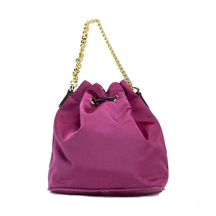 Versace Dahlia Medusa Nylon Crossbody Bag