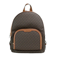 Sac à dos/besace épaule Michael Kors Jaycee grand, en toile enduite à imprimé signature marron