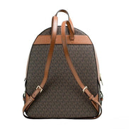 Sac à dos/besace épaule Michael Kors Jaycee grand, en toile enduite à imprimé signature marron