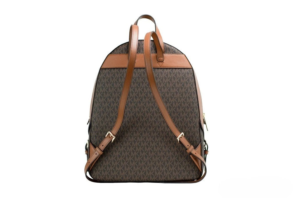 Sac à dos/besace épaule Michael Kors Jaycee grand, en toile enduite à imprimé signature marron