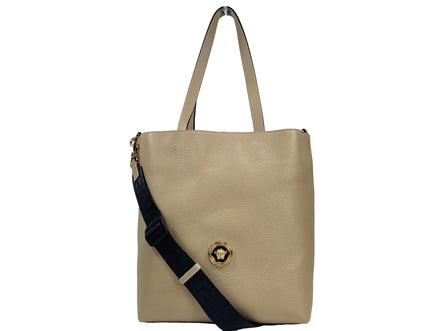 Borsa tote grande Versace Medusa in pelle con pochette