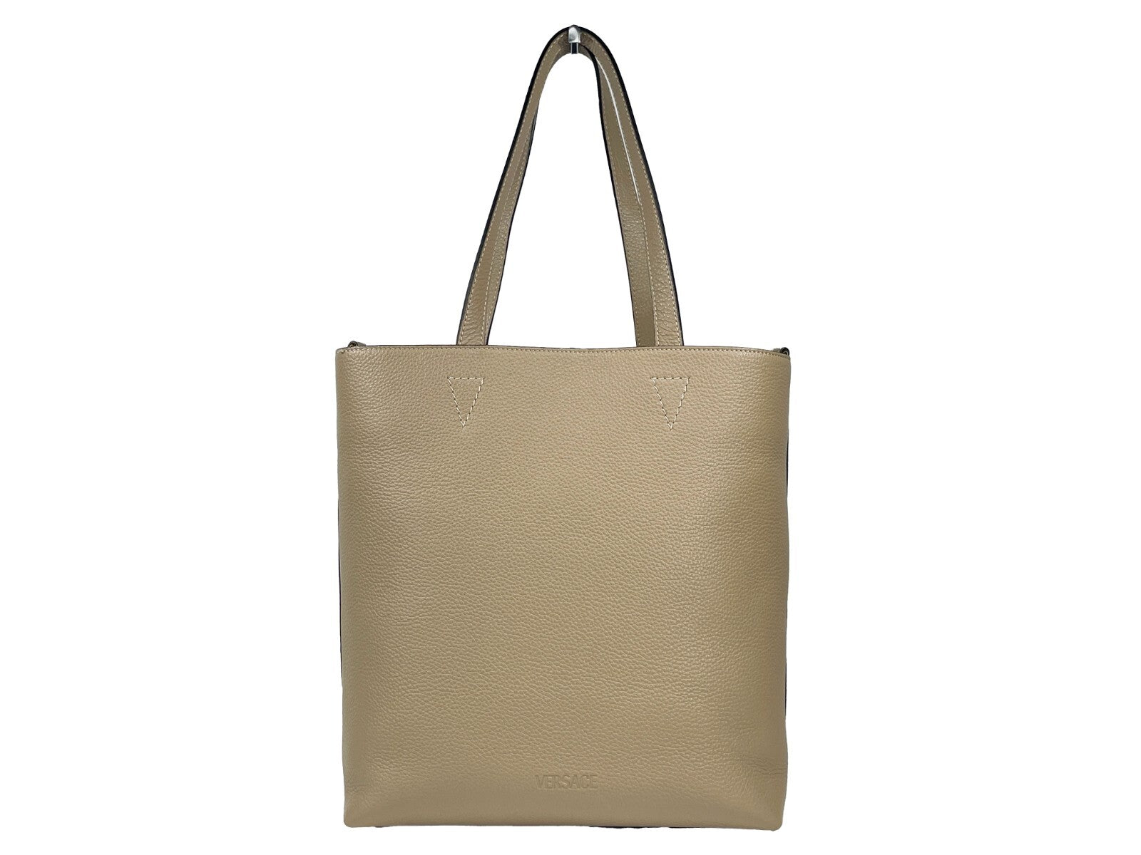 Borsa tote grande Versace Medusa in pelle con pochette