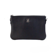 Sac bandoulière pochette en cuir noir Monogram Peyton Burberry