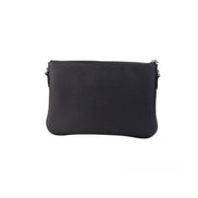 Sac bandoulière pochette en cuir noir Monogram Peyton Burberry