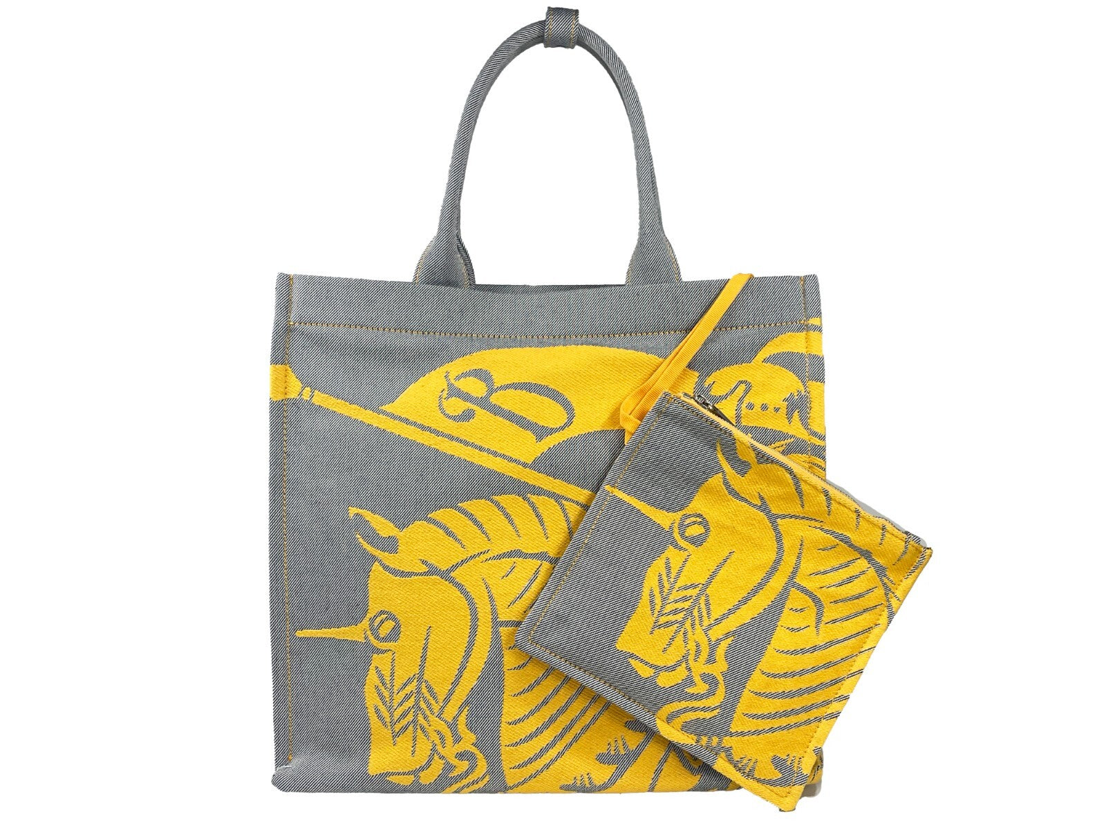 Borsa tote Burberry EKD in tela con portamonete