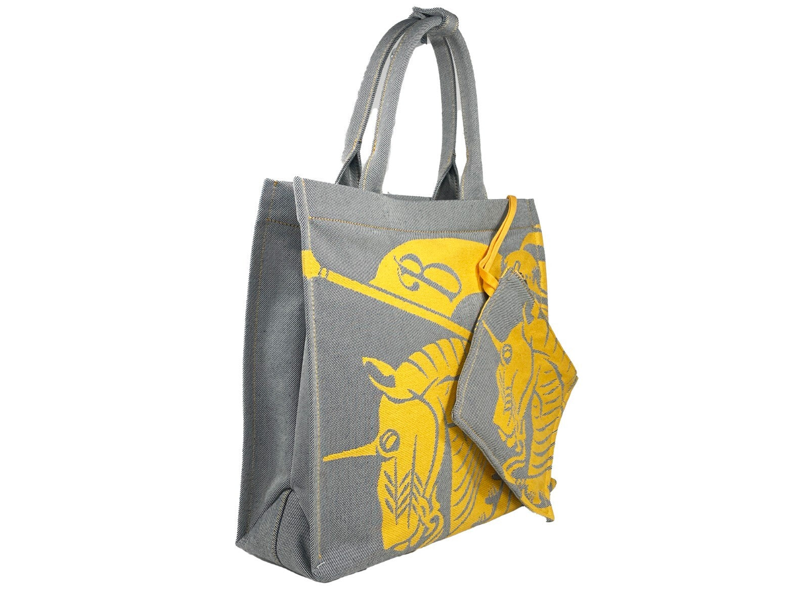 Borsa tote Burberry EKD in tela con portamonete
