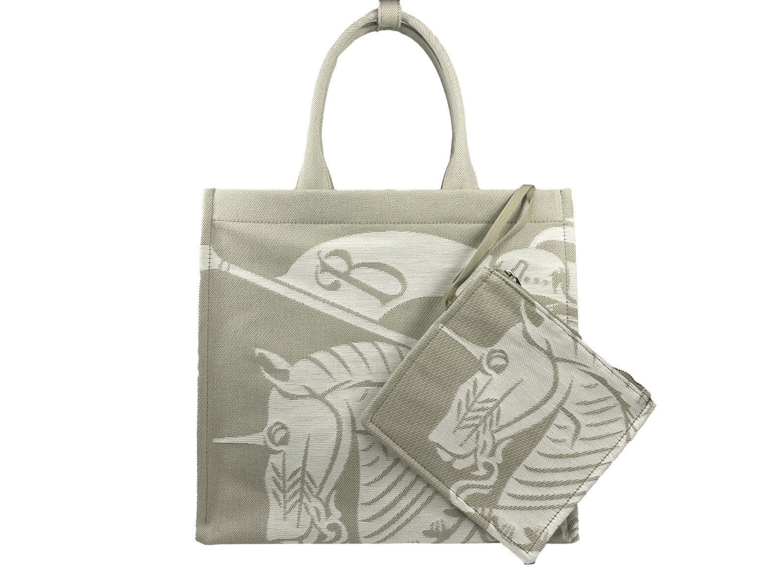 Sac cabas Burberry EKD en toile avec porte-monnaie