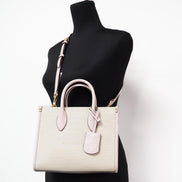 Michael Kors Mirella Piccola Borsa Shopper a Tracolla in Tela Powder Blush