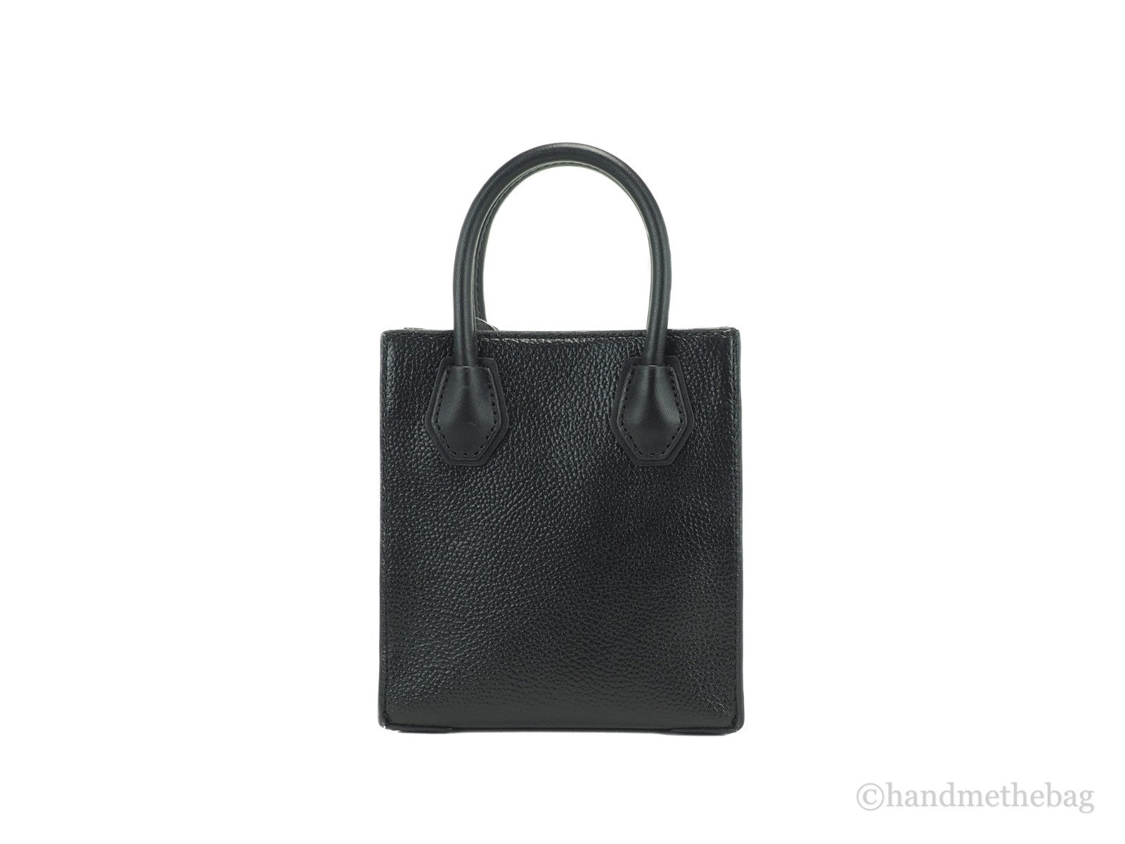 Borsa a tracolla Michael Kors Mercer da donna in pelle, taglia XS, colore nero tinta unita