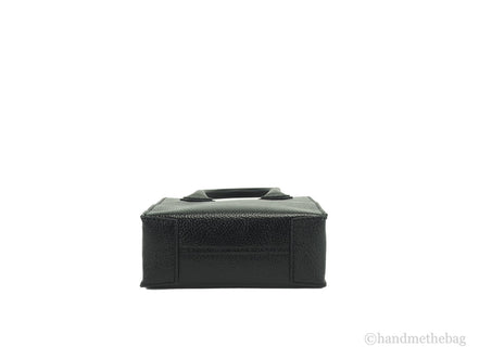 Borsa a tracolla Michael Kors Mercer da donna in pelle, taglia XS, colore nero tinta unita