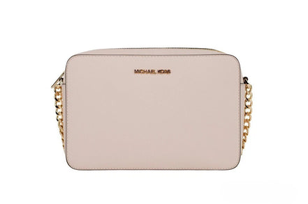 Michael Kors Adult Saffiano Leather East West Crossbody Handbag With 2 Slit Pockets
