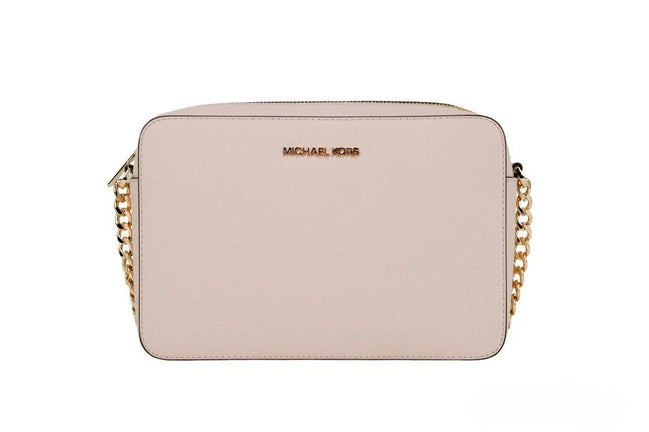 Michael Kors Adult Saffiano Leather East West Crossbody Handbag With 2 Slit Pockets