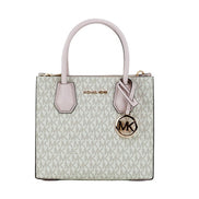Michael Kors MICHAEL KORS Mercer 35S1GM9M2B Borsa a tracolla a soffietto media in pelle e logo Powder Blush Multi