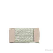 Michael Kors MICHAEL KORS Mercer 35S1GM9M2B Borsa a tracolla a soffietto media in pelle e logo Powder Blush Multi