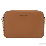 Michael Kors Zipper Closure Saffiano Leather Crossbody Bag