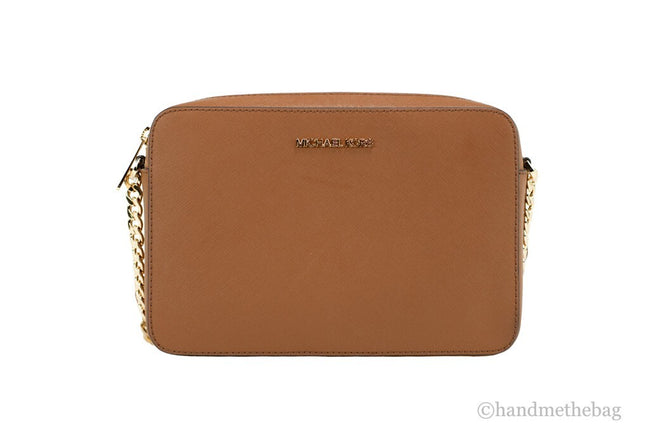 Michael Kors Zipper Closure Saffiano Leather Crossbody Bag