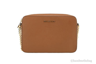 Michael Kors Women'S Zipper Closure Saffiano Leather Crossbody Bag
