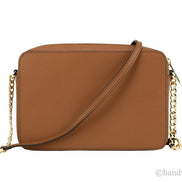 Michael Kors Zipper Closure Saffiano Leather Crossbody Bag