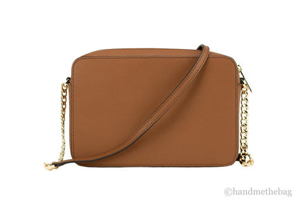 Michael Kors Zipper Closure Saffiano Leather Crossbody Bag