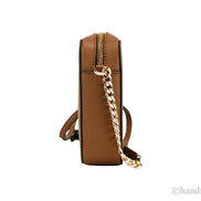 Michael Kors Zipper Closure Saffiano Leather Crossbody Bag