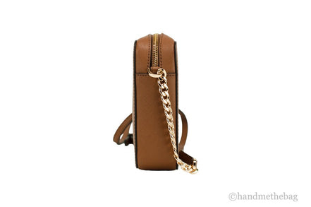 Michael Kors Zipper Closure Saffiano Leather Crossbody Bag