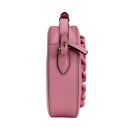 Versace Disco Round Leather Camera Crossbody Bag