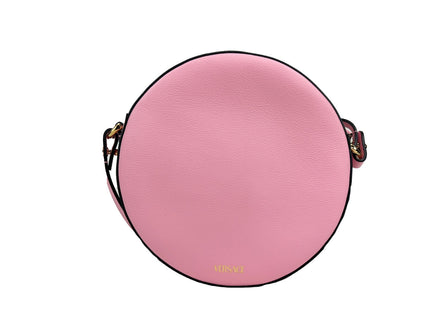 Sac bandoulière Versace Round Disco en cuir