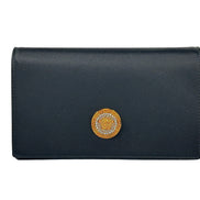 Versace Mini Chain Black Crossbody Wallet Bag