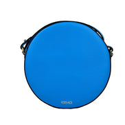 Versace Disco Round Leather Camera Crossbody Bag