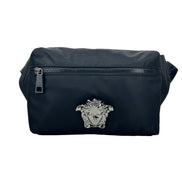 Versace Medusa Marsupio da cintura in nylon nero