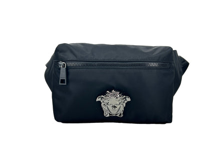 Versace Medusa Marsupio da cintura in nylon nero